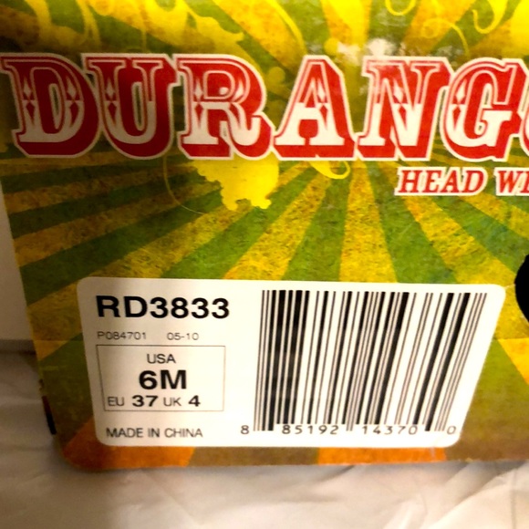 Y2K Durango Head West Studded Dream Clogs, Size 6M, Color Cognac Brown “NIB” - Picture 7 of 7